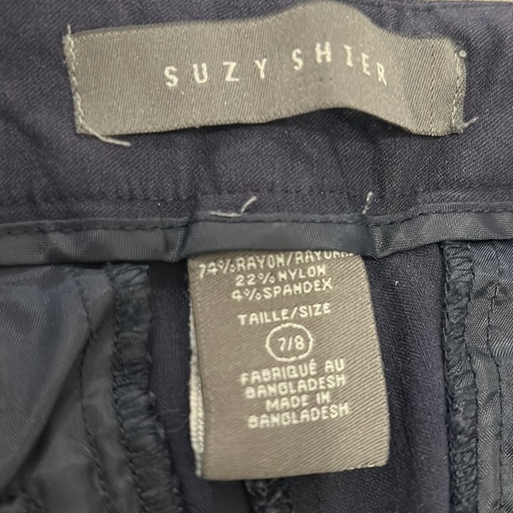 Suzy Shier - Navy Pants - Size 7/8 - Picture 7 of 8